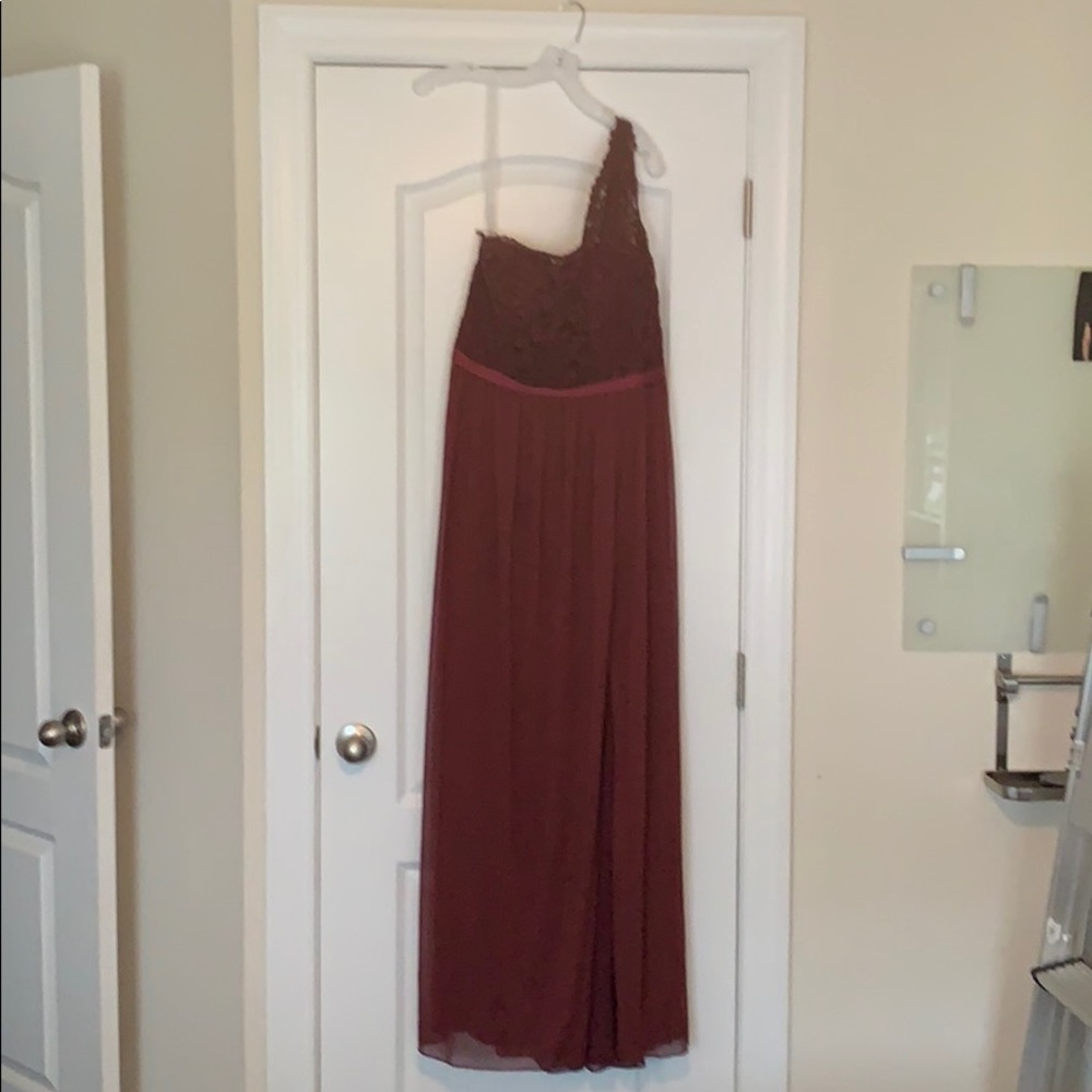 David’s bridal wine dress